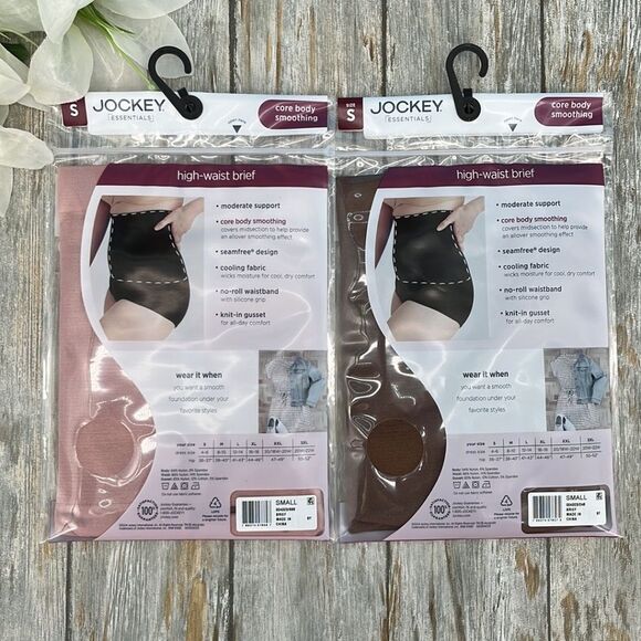 Women's Core Body Smoothing High-Waist Brief Cooling Underwear 2-Pack Size S - Picture 2 of 8